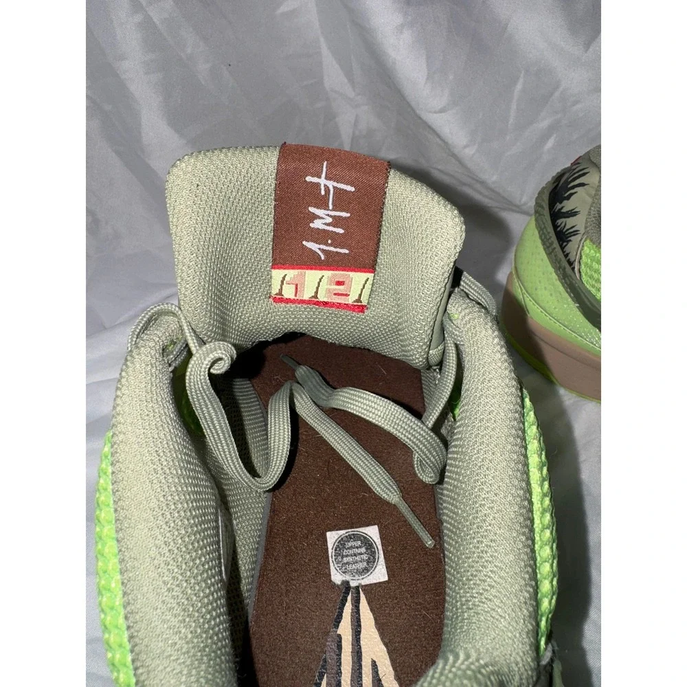 Nike Ja 1 Zombie Halloween Lime Green Basketball Shoes FD6565-300 Mens 9.5 - Picture 7 of 9